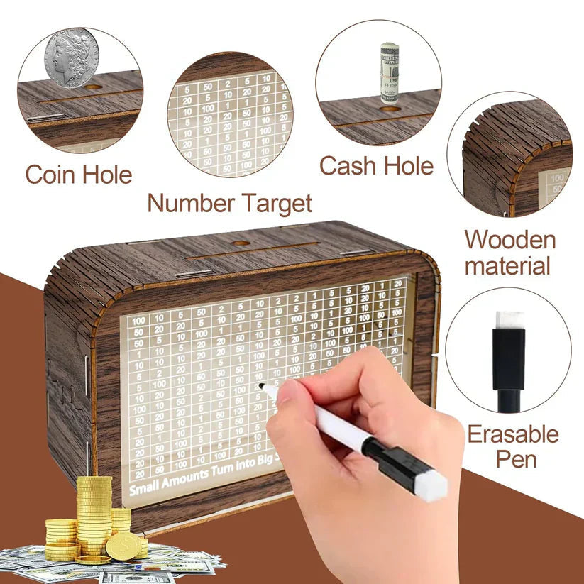Money Saving Box (Get Free Marker)