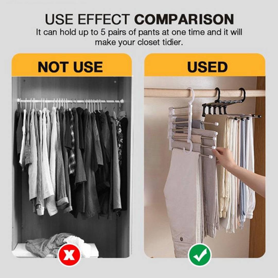 5 in 1 Premium Hanger (Buy 1 Get 1 Free)
