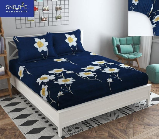 Double bedsheet set (free 2 pillow cases)