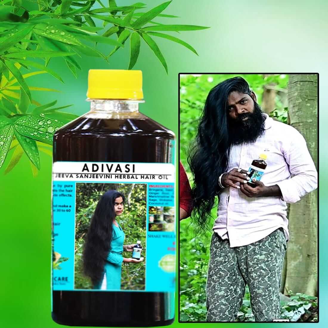 Adivasi Herbal Hair Oil (Buy 1 & Get 1 Free)