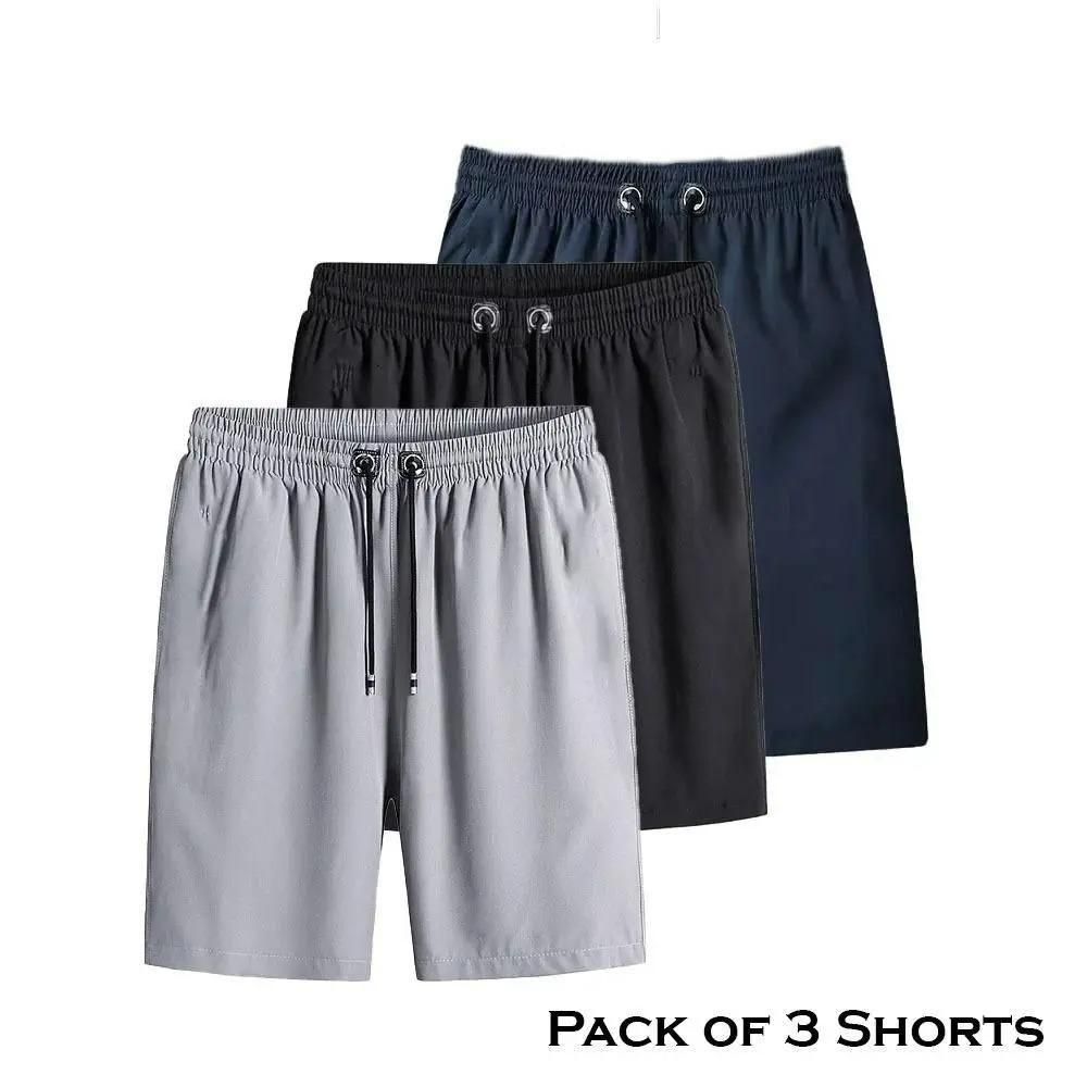 Men's Stretchable Shorts (Buy 1 & Get 2 Free)